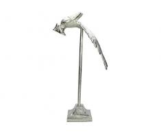 J. Kersten BV Deko Figur, Metall, Silber, 10x26x46cm