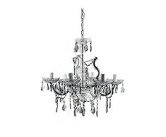 Renaissance 2000 INC 57 x 57 x 44 cm vernickelter Kronleuchter W/transparent Bead