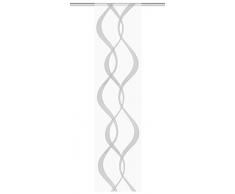 Home Fashion Schiebevorhang, Grau, 245 x 60 cm