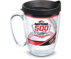 Tervis 1314834 NASCAR Daytona 500 Thermobecher mit Wickeldeckel, 450 ml, transparent