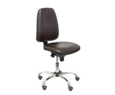 Piqueras Y Crespo (PIQU7) Hocker Sincro Kunstleder braun Büro, Einheitsgröße