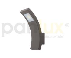 PANLUX FIERA N Gartenleuchte 3000K, Metall, 3 W, silber, 8,5 x 1,5 x 21 cm
