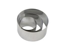 Lares Küchenhelfer Tortenring Dessertring Edelstahl 10cm