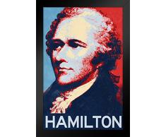 Alexander Hamilton hopestyle Pop Art Print Kunstdruck 14x20 inches Framed Poster