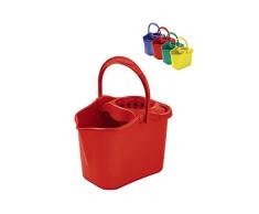 Hilados Fadeneimer rechteckig mit Abtropfsieb 14 l, blau, einfarbig