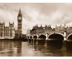 AG Design London, Vlies Fototapete 4 Teile, Multicolor 0,1 x 360 x 270 cm