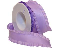 Morex Ribbon Doppel-Rüschenband 1-1/2-Inch by 16.5-Yard Orchidee