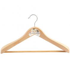 Home Garderobe mit Stange, Holz/Stahl, 43 x 24 x 5 cm