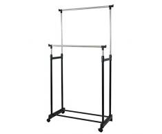 Protenrop Vera - Garderoben Edelstahl 80x42x96-165cm