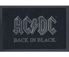 Rockbites Design 1012508710 Fußmatte, Polyamid, Schwarz, 40 x 60 cm