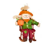 Worth Imports Vogelscheuche in Schaukelstuhl, 35,6 cm