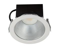 abalight LED Downlight DLRD-R190-DLMI2000-840 A, LED Panel Zubehör, Aluminium, 29 watts, Weiss, 16 x 16 x 10 cm