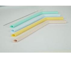 Premier Housewares 1405400 wiederverwendbare Strohhalme, Silikon