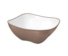 Bugatti glta-02198 Glamour Easy Salatschüssel Polypropylen Tabak 24 x 24 x 9,5 cm