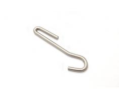 Old Dutch gerade Topf Rack Haken, Satin Nickel, Set 4