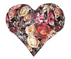 APELT 3308 _35x40_Fb. 30 Herzkissen, Baumwolle, rot, 35 x 40 x 10 cm