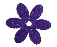 Petras Bastel News Streudeko, Fliz, lila, 18 x 12 x 5 cm