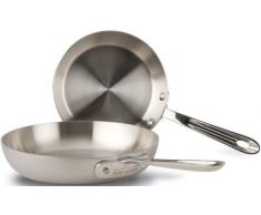 All-Clad M000AC2 D5 Pfannen-Set, Edelstahl, silberfarben