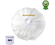 Wäschesäcke für die Waschmaschine, 5 Stück, Netz-Wäschesäcke für Feinwäsche, 61 x 91 cm, große Tasche, mit Kordelzug, für Reisen, Aufbewahrungstasche, große BH, Wäschesäcke mit Reißverschluss für die ganze Familie.