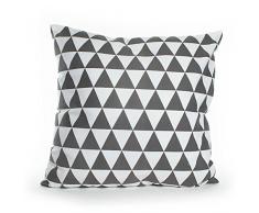 Pavillon Intérieur Kissen, Polyester, grau, 45x45x3 cm