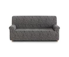 Blindecor Goya Schutzhülle aus elastischem Sofa 4 Sitzer, Stoff, Grau, 90 x 210 x 100 cm