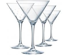 Eclat Illumination Set von 4 Gläser Cocktail 300 ml, Glas