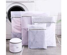 AZFUNN Netz-Wäschesäcke, 5er-Set, BH, Wäschesäcke, Reisetasche, Organisationstasche, Dicke Kleidung, Wäschebeutel für Unterwäsche, Bluse, Strumpfhosen, Mäntel