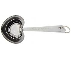 Kate Aspen Love Beyond Messlöffel, Herzform, Edelstahl