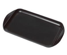 LE CREUSET Die Crucible 20133400000460 Grill, Extra groß, glatter Boden aus Gusseisen, Emaille, Schwarz