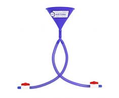 Bier Bong DOUBLE HEADER – Beste Double Bier Trichter mit Ventile für College Parteien – 2 Fuß blau Beer Bong – von UNIVERCITY