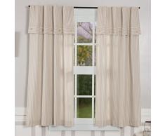 Piper Classics Farmhouse Inlett Taupe Gardinen 63 Panel Taupe