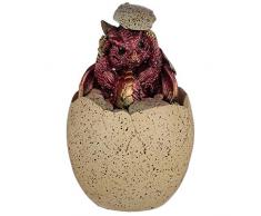 Puckator Schmuckkästchen Dracheneier, Kunstharz, Multi, Height 12cm Width Depth 7.5cm