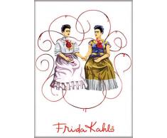 Ata Boy Frida Kahlo Dornen und Rosen 6,3 x 8,9 cm Magnet für Kühlschrank und Schließfächer Sortiment 3 2.5 x 3.5 Two Fridas