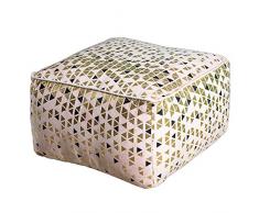 MH London Pouf, Platin, 50cm x 50cm x 30cm