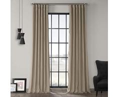 halben Preis Drapes ln-xs1703 Französischer Leinen, Vorhang, 50 x 120, Flachs Beige