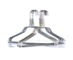 Silber Farbe 50 stark verzinktem Metall Draht Kleiderbügel 40,6 cm 13 Gauge Kleiderbügel