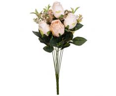 Aufora HF0015A Künstliche Blume, Kunstpflanze, Kunststoff, pfirsich, Einheitsgröße