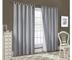 Thermalogic Weathermate Schlaufenschal Isolierter Fenstervorhang grau