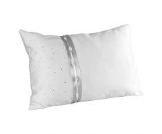 Ivy Lane Design Chantilly Kniekissen mit Spitze, elfenbeinfarben Celebrity weiß