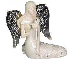 Little Things Mean A Lot März Monatliche Engel Figur, 3–1/2 Zoll, inkl. Edelstein am Schmetterling