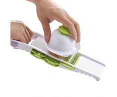 bsterlf Küche Gemüsehobel Julienne Reibe Mandoline Schneide weiß