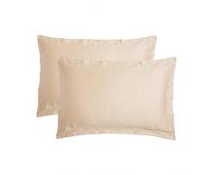 Joyreap Kissenbezug, Satin, Seide Standard Khaki