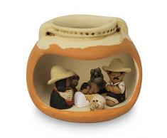 NOVICA 225879-P Weihnachtskrippe, Keramik, Inside Misti-Parent Vessel Born