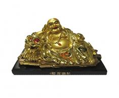 StealStreet 6,3 cm Gold Farbe Buddha Verlegung mit Tiger Figur