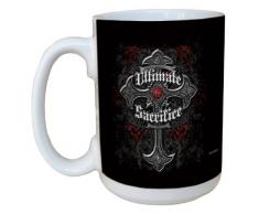 Tree-Free Greetings lm44361 Ultimate Sacrifice Biker: 1 Peter 2: 24 Keramik Becher mit Henkel/, 15-Ounce