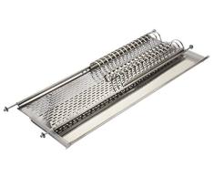 ELLETIPI Bridge i850 Combi1 116 V01 Abtropfgestell für Hängeschrank Sicherung Modul, 120 cm, Edelstahl, Stahl