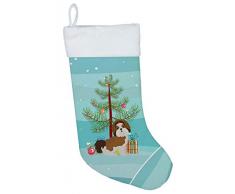 Carolines Treasures Imperial Shih Tzu Tree Weihnachtsstrümpfe, Mehrfarbig