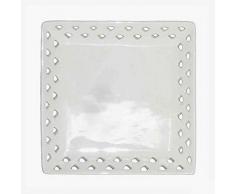 Better & Best Teller aus Porzellan, quadratisch, klein, 13 x 1,8 cm, Material: Keramik, Weiß, Einheitsgröße