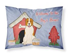 Caroline s Treasures bb2803pillowcase Hund House Collection Zentralasiatischer Owtscharka Stoff Kissenbezüge, Standard, Multicolor