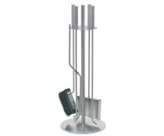 Blomus 65132 Kamingarnitur Chimo, 5-teilig, Edelstahl matt